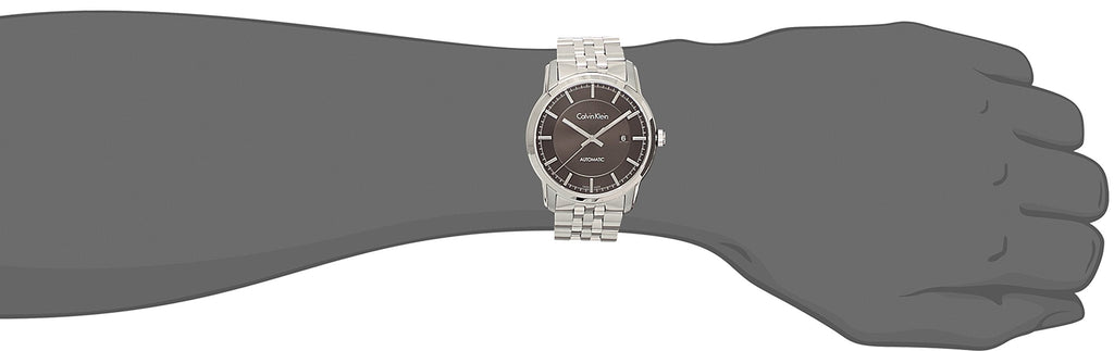 Calvin Klein Infinity Black Dial Silver Steel Strap Watch for Men - K5S34141 Buy Now By Calvin Klein