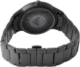 Emporio Armani Renato Quartz Black Dial Black Steel Strap Watch For Men - AR11079 Buy Now By Emporio Armani