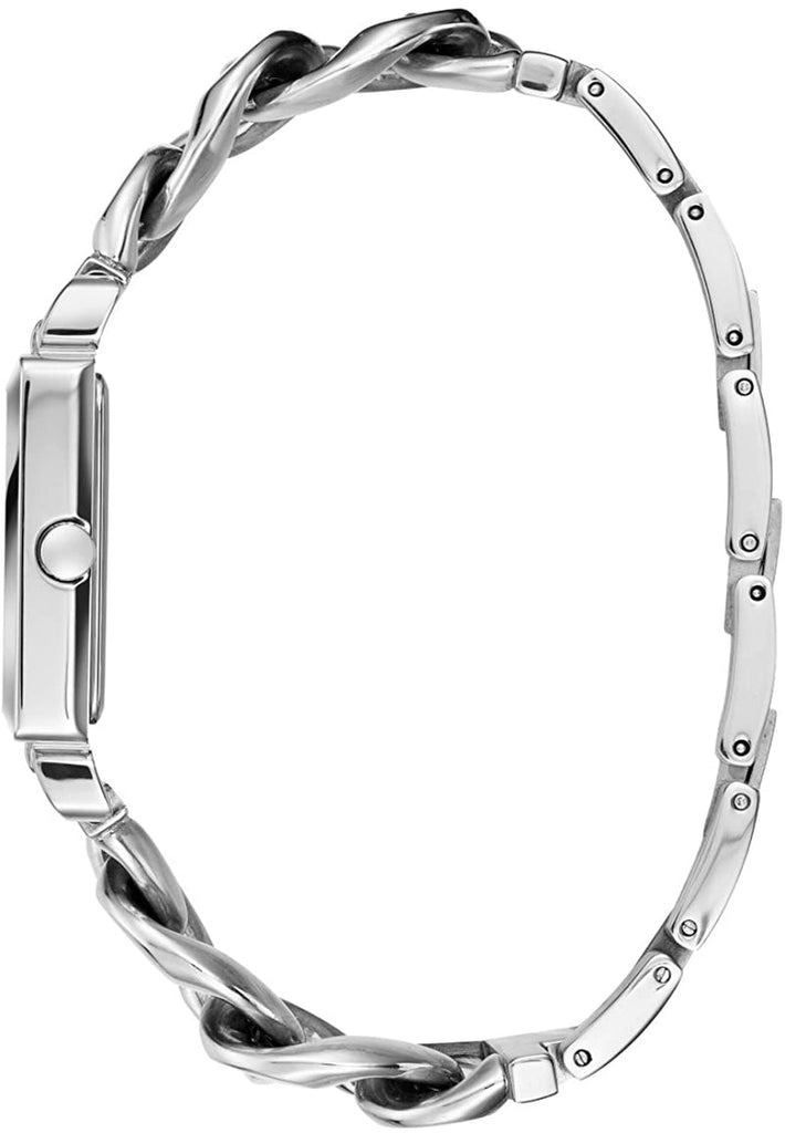 Guess Vanity Silver Dial Silver Steel Strap Watch for Women - W1029L1 Buy Now By Guess