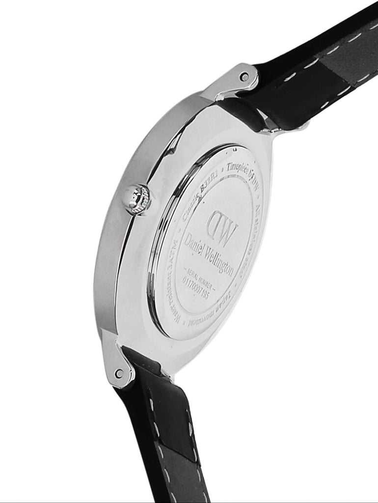 Daniel Wellington Petite Sheffield Black Dial Black Leather Strap Watch For Women - DW00100180 Buy Now By Daniel Wellington