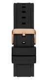 Guess Matrix Multifunction Black Dial Black Rubber Strap Watch For Men - GW0423G5 Buy Now By Guess