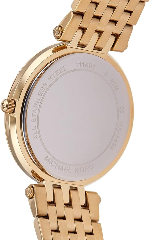 Michael Kors Darci Analog Mother of Pearl Green Dial Gold Steel Strap Watch For Women - MK3498 Buy Now By Michael Kors