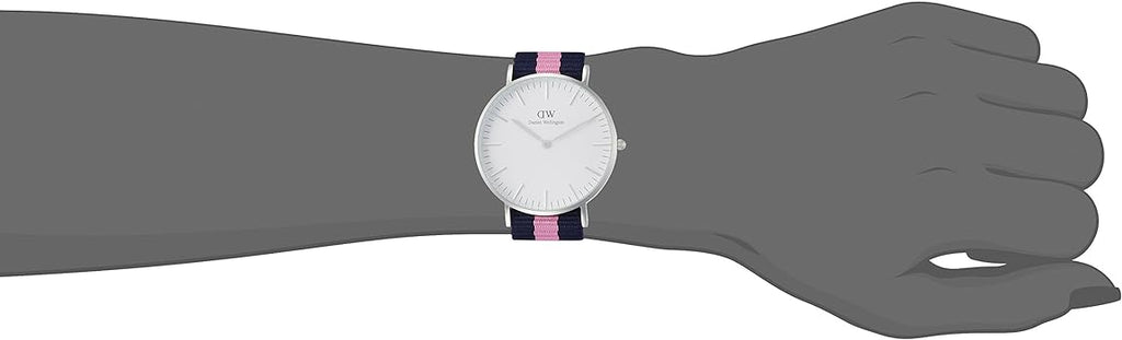 Daniel Wellington Classic Winchester White Dial Two Tone Nylon Strap Watch For Women - DW00100049 Buy Now By Daniel Wellington