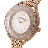 Swarovski Crystalline Aura Silver Dial Rose Gold Steel Strap Watch for Women - 5519459 Buy Now By Swarovski