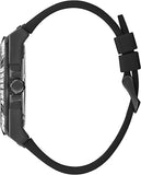 Guess Zeus Multifunction Crystals Black Dial Black Silicone Strap Watch For Men - GW0208G5 Buy Now By Guess