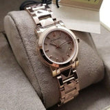 Burberry The City Rose Gold Dial Rose Gold Steel Strap Watch for Women - BU9235 Buy Now By Burberry