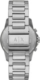 Armani Exchange Outerbanks Chronograph Silver Dial Silver Steel Strap Watch For Men - AX7141 Buy Now By Armani Exchange