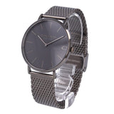 Coach Charles Black Dial Grey Mesh Bracelet Watch for Men - 14602145 Buy Now By Coach