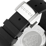 Gucci Dive Quartz Black Dial Black Rubber Strap Watch For Men - YA136303 Buy Now By Gucci