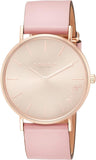 Coach Perry Rose Gold Dial Pink Leather Strap Watch for Women - 14503332-C Buy Now By Coach