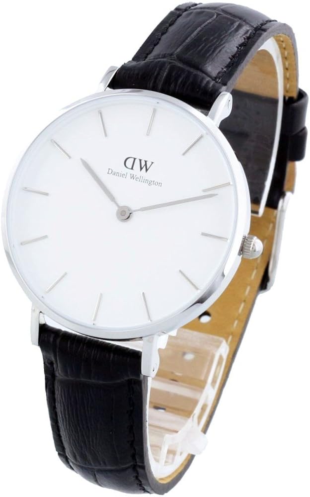 Daniel Wellington Classic Petite Reading White Dial Black Leather Strap Watch For Women - DW00100185 Buy Now By Daniel Wellington