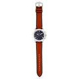Fossil Grant Chronograph Blue Dial Brown Leather Strap Watch for Men - FS5210 Buy Now By Fossil