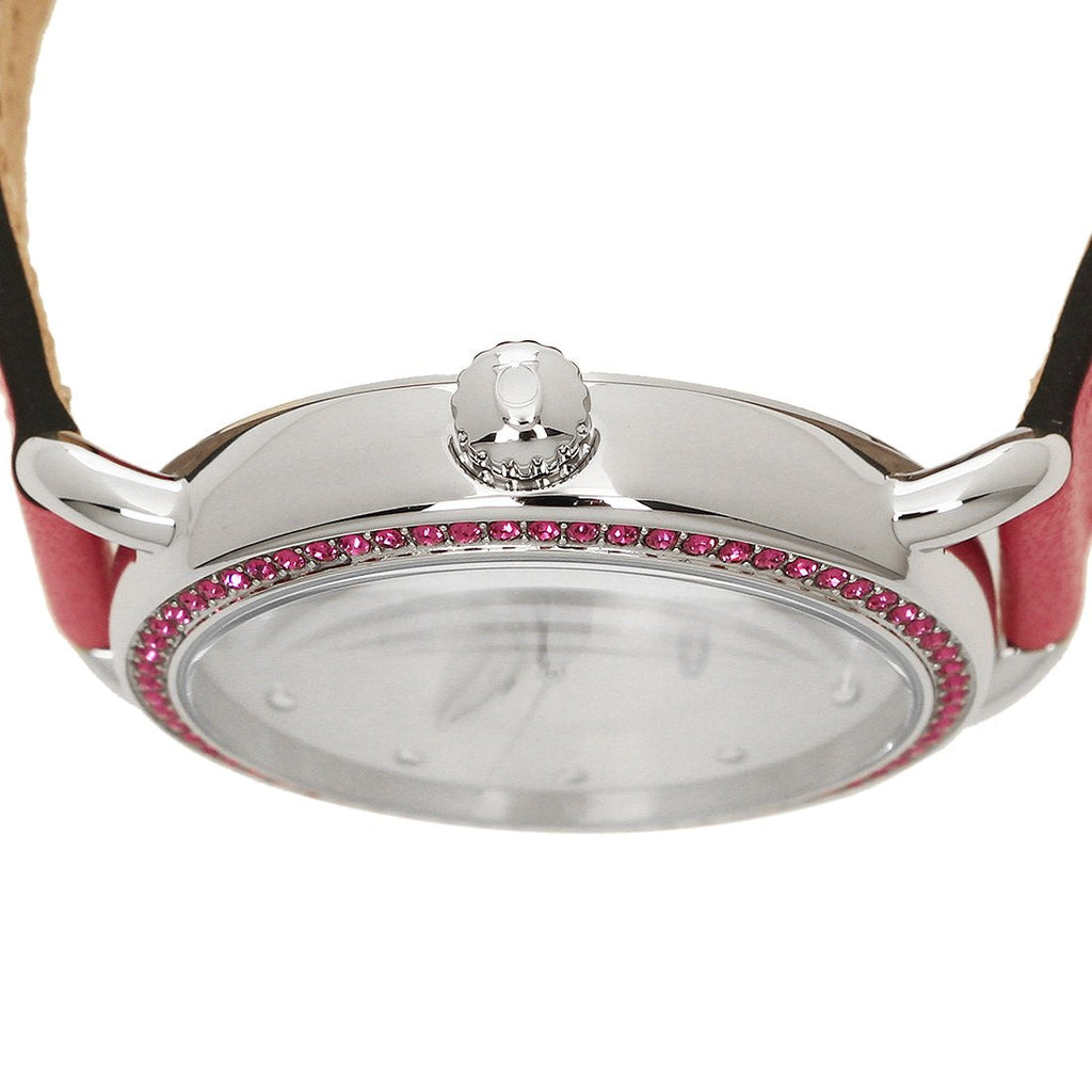 Coach Delancey White Dial Red Leather Strap Watch for Women - 14502879 Buy Now By Coach