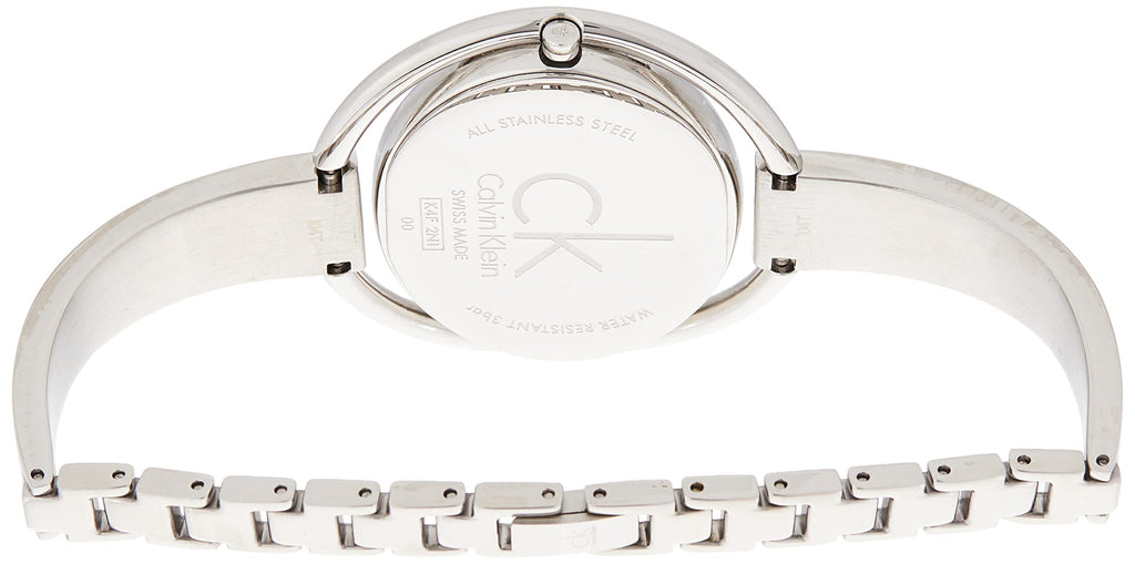Calvin Klein Impetuous Black Dial Silver Steel Strap Watch for Women - K4F2N111 Buy Now By Calvin Klein