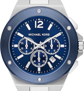 Michael Kors Lennox Chronograph Blue Dial Silver Steel Strap Watch For Men - MK8938 Buy Now By Michael Kors