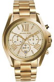 Michael Kors Bradshaw Gold Dial Gold Steel Strap Watch for Women - MK5798 Buy Now By Michael Kors