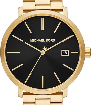 Michael Kors Blake Quartz Black Dial Gold Steel Strap Watch for Men - MK9136 Buy Now By Michael Kors