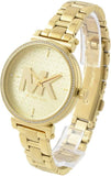 Michael Kors Sofie Quartz Gold Dial Gold Steel Strap Watch For Women - MK4334 Buy Now By Michael Kors