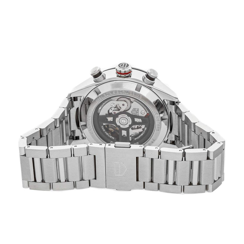 Tag Heuer Carrera Porsche Chronograph Grey Dial Silver Steel Strap Watch for Men - CBN2A1F.BA0643 Buy Now By Tag Heuer