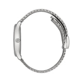 Gucci G-Timeless Motifs Moon Phase Blue Dial Silver Mesh Bracelet Watch For Men - YA126328 Buy Now By Gucci