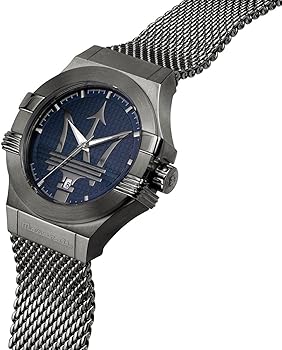 Maserati Potenza Quartz Blue Dial Grey Mesh Bracelet Watch For Men - R8853108005 Buy Now By Maserati