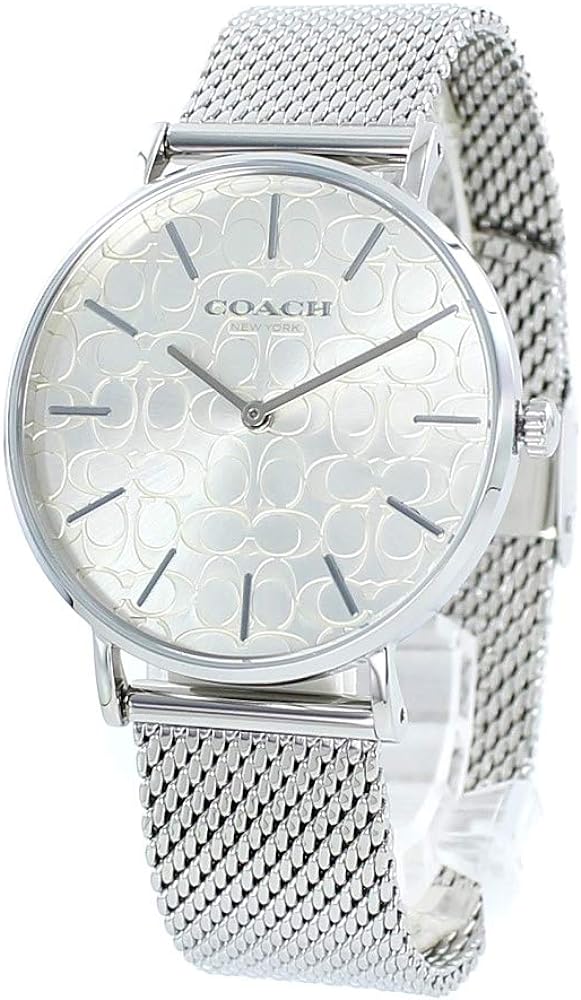 Coach Perry Quartz Silver Dial Silver Mesh Bracelet Watch for Women - 14503384 Buy Now By Coach