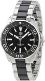 Tag Heuer Aquaracer Quartz Black Dial Two Tone Steel Strap Watch for Men - WAY131A.BA0913 Buy Now By Tag Heuer