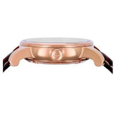 Mido Baroncelli III Automatic White Dial Brown Leather Strap Watch For Women - M7600.3.26.8 Buy Now By Mido