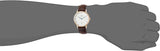 Daniel Wellington Dapper Bristol White Dial Brown Leather Strap Watch For Women - DW00100094 Buy Now By Daniel Wellington