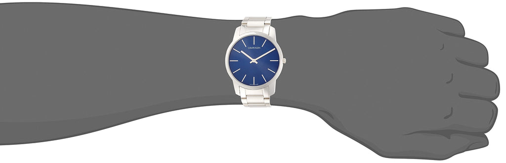 Calvin Klein City Blue Dial Silver Steel Strap Watch for Men - K2G2114N Buy Now By Calvin Klein