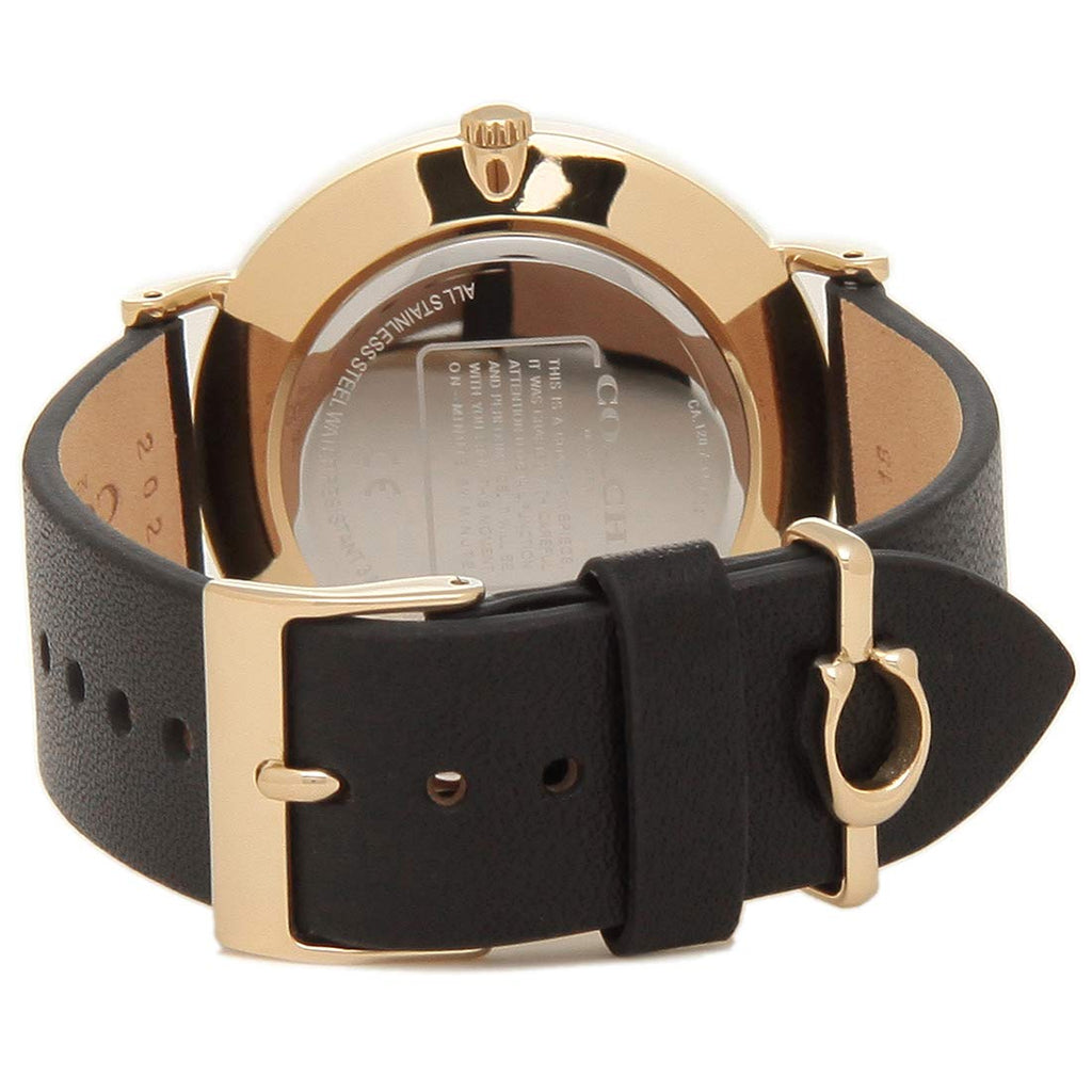 Coach Perry Black Dial Black Leather Strap Watch for Women - 14503333 Buy Now By Coach