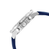 Fossil Garrett Chronograph Blue Dial Blue Rubber Strap Watch for Men - FS5709 Buy Now By Fossil