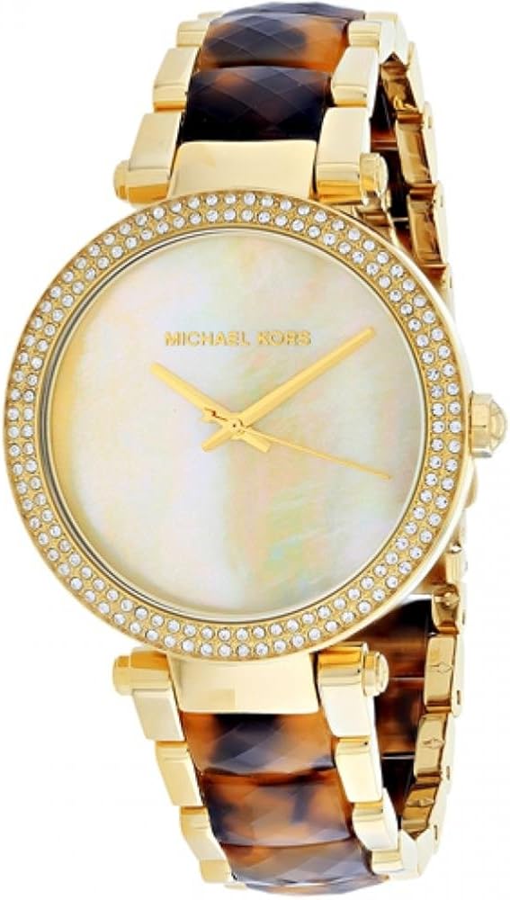 Michael Kors Parker Mother Of Pearl White Dial Two Tone Steel Strap Watch For Women - MK6518 Buy Now By Michael Kors