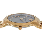 Versace Audrey Quartz Grey Dial Gold Steel Strap Watch for Women - VELR00719 Buy Now By Versace
