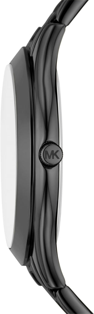 Michael Kors Slim Runway Analog Black Dial Black Steel Strap Watch For Women - MK4734 Buy Now By Michael Kors