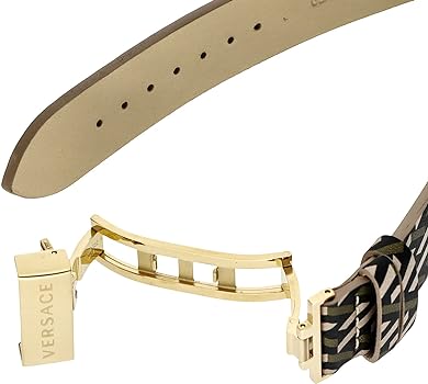 Versace Greca Chronograph Black Dial Brown Leather Strap Watch For Men - VEZ900621 Buy Now By Versace