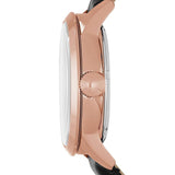 Fossil Townsman Automatic Skeleton Black Dial Black Leather Strap Watch for Men - ME3084 Buy Now By Fossil