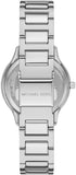 Michael Kors Sage Three-Hand Mother of Pearl White Dial Silver Steel Strap Watch for Women - MK4824 Buy Now By Michael Kors