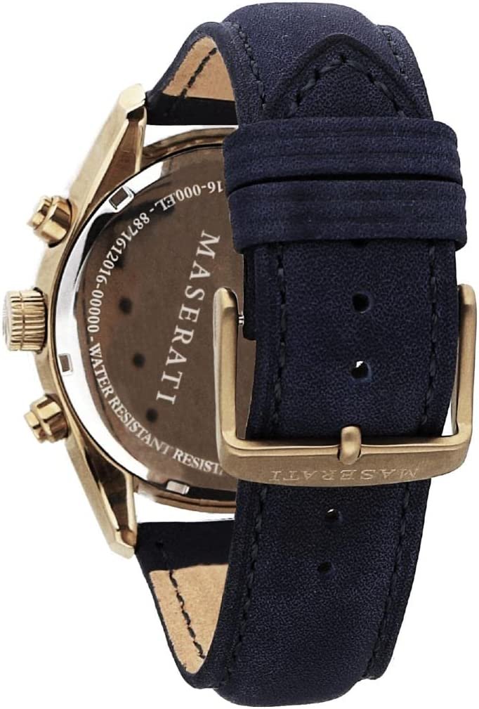 Maserati Epoca Chronograph White Dial Black Leather Strap Watch For Men - R8871618016 Buy Now By Maserati