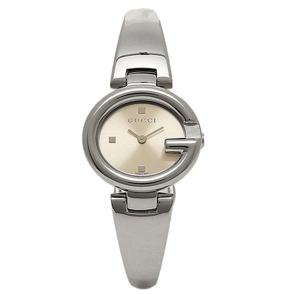 Gucci Guccissima Quartz Silver Dial Silver Steel Strap Watch For Women - YA134502 Buy Now By Gucci