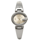 Gucci Guccissima Quartz Silver Dial Silver Steel Strap Watch For Women - YA134502 Buy Now By Gucci