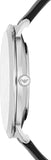 Emporio Armani Modern Slim Quartz Grey Dial Black Leather Strap Watch For Men - AR11162 Buy Now By Emporio Armani