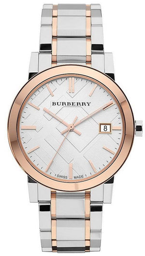 Burberry The City White Dial Two Tone Steel Strap Watch for Women - BU9006 Buy Now By Burberry