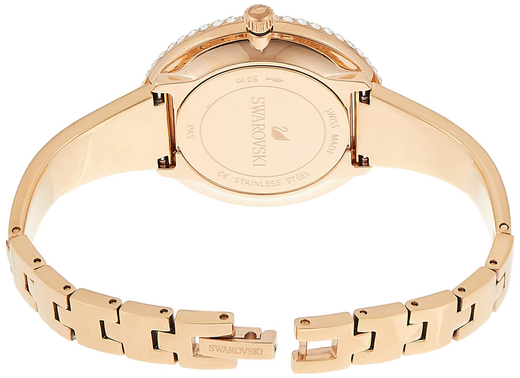 Swarovski Crystal Rose Silver Dial Rose Gold Steel Strap Watch for Women - 5484073 Buy Now By Swarovski