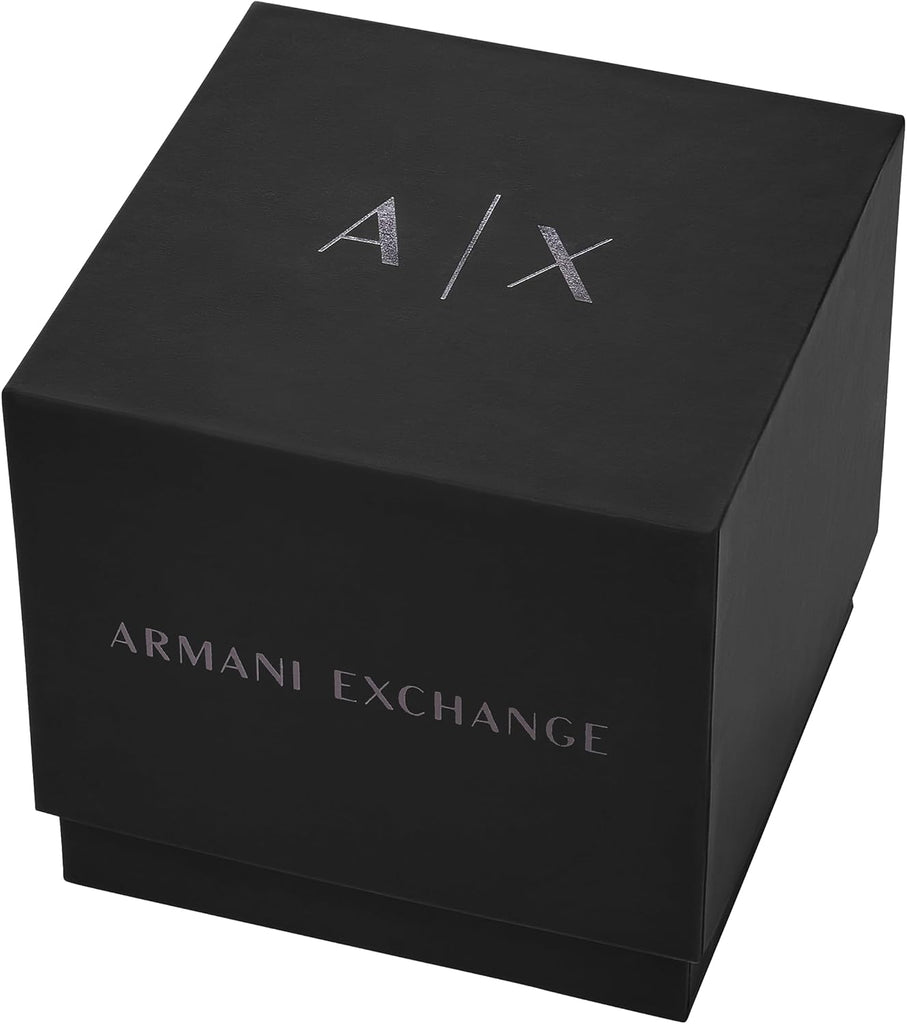 Armani Exchange Hampton Chronograph Black Dial Black Steel Strap Watch For Men - AX2189 Buy Now By Armani Exchange