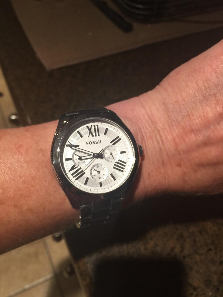 Fossil Cecile Multifunction Silver Dial Silver Steel Strap Watch for Women - AM4509 Buy Now By Fossil