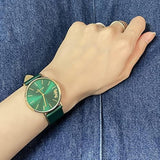 Coach Perry Green Dial Green Leather Strap Watch for Women - 14503383-C Buy Now By Coach