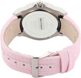 Guess Limelight Quartz Diamonds Pink Dial Pink Denim Strap Watch For Women - W0775l15 Buy Now By Guess