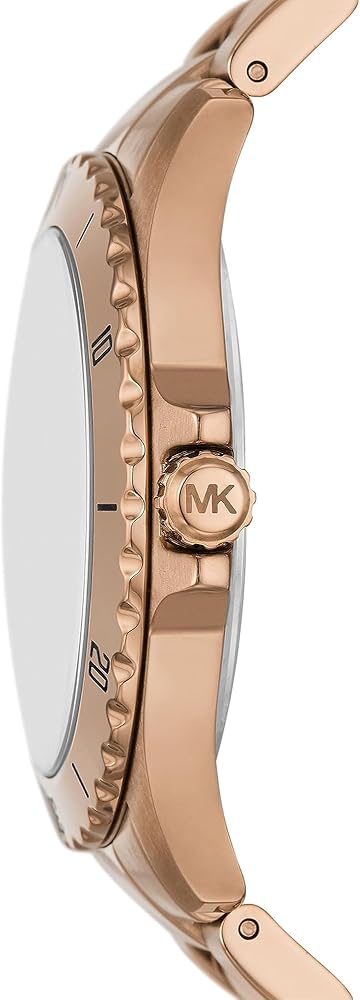 Michael Kors Everest Three Hand Quartz Black Dial Gold Steel Strap Watch For Men - MK9140 Buy Now By Michael Kors