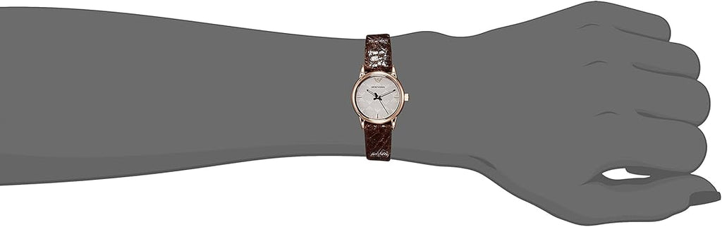 Emporio Armani Classic Analog Grey Dial Brown Leather Strap Watch For Men - AR1813 Buy Now By Emporio Armani